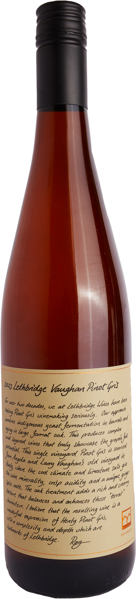 Lethbridge Wines Vaughan Pinot Gris  2023 Henty